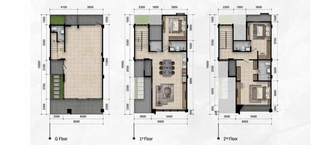 BSD City - Ruko Delrey Tipe 8 x 15